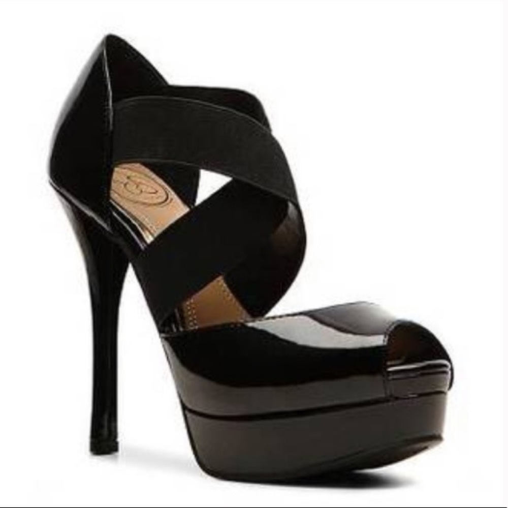 BNWT Jessica Simpson “Rach” Black Strappy Heels